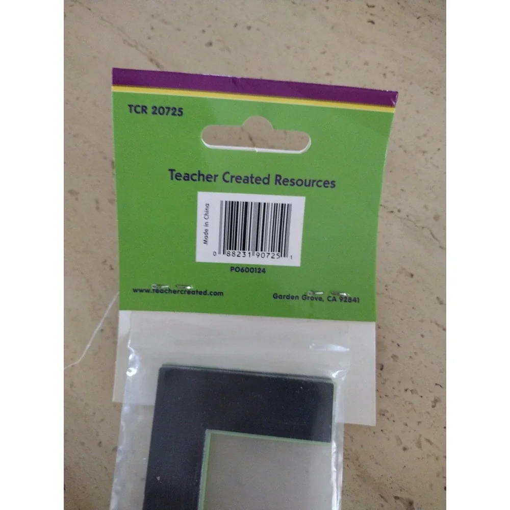 Teacher Created Resources Magnetic Pockets Large‎ Set Of 4 Green White TCR 20725